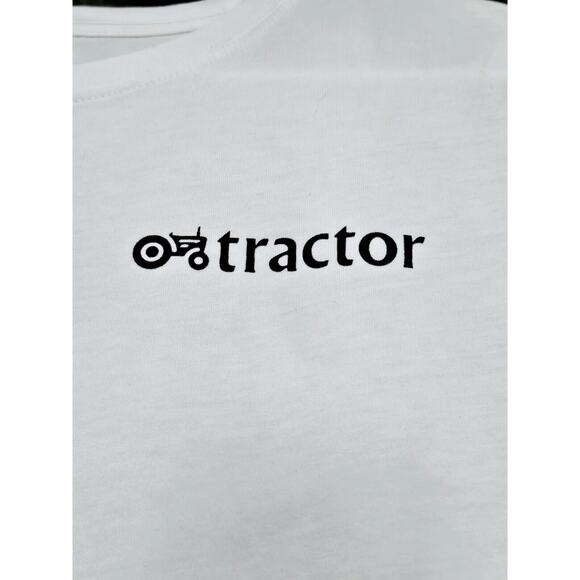 RARE Tractor Beverage T-shirt~Unisex Size Medium~Limited Edition~White & Black - Picture 3 of 5